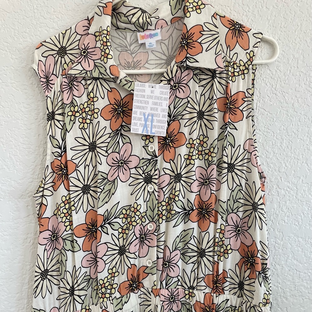 Lularoe Kathy Jumpsuit XL